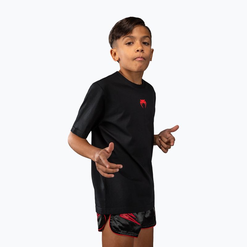 Koszulka dziecięca Venum Attack Cotton black/red 4