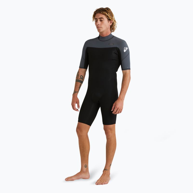 Pianka do pływania męska Quiksilver Everyday Sessions 2/2 mm Back Zip Springsuit black/gun metal 4