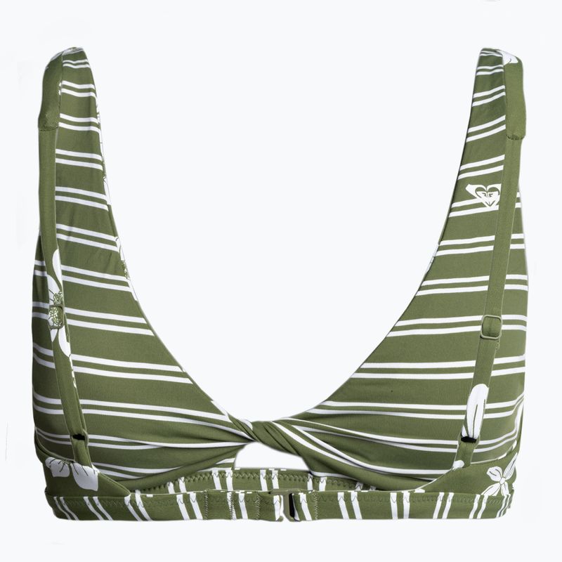 Góra od stroju kąpielowego ROXY Retro Revo Twist Bra loden green surfrider spirit s 2