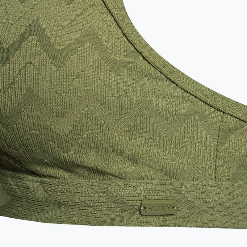 Góra od stroju kąpielowego ROXY Current Coolness Bralette loden green 3