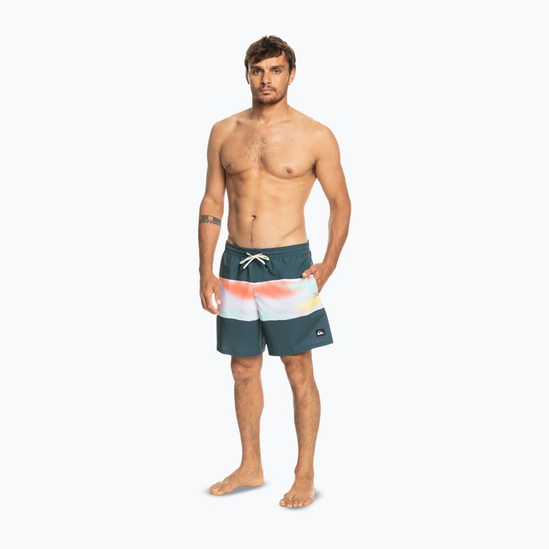 Szorty kąpielowe męskie Quiksilver Surfsilk Air-Brush Volley 17" midnight navy 2