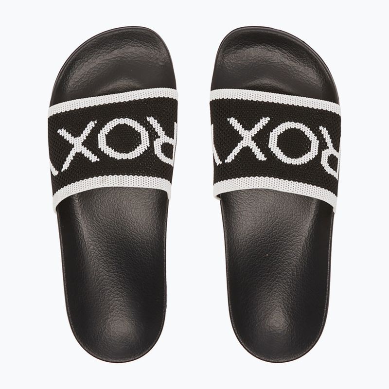 Klapki damskie ROXY Slippy Knit black 9