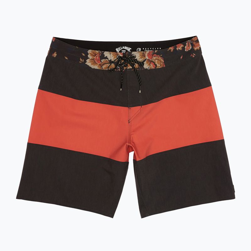 Szorty kąpielowe męskie Billabong Tribong Pro washed red 5
