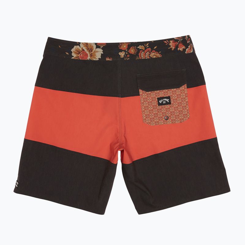 Szorty kąpielowe męskie Billabong Tribong Pro washed red 6