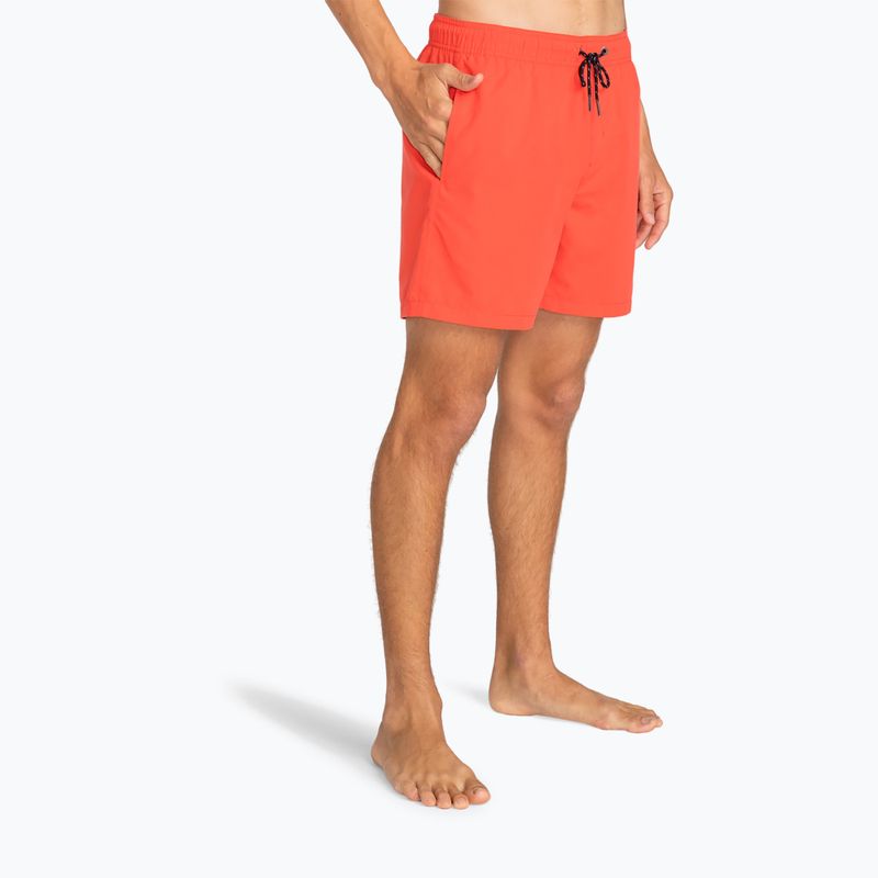 Szorty kąpielowe męskie Billabong All Day Layback red hot 4