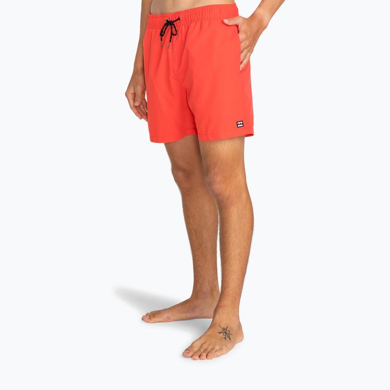 Szorty kąpielowe męskie Billabong All Day Layback red hot 5