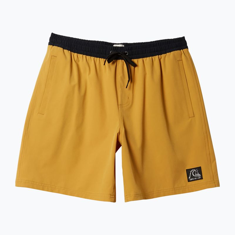 Szorty kąpielowe męskie Quiksilver Original Straight Leg 17" mustard 5