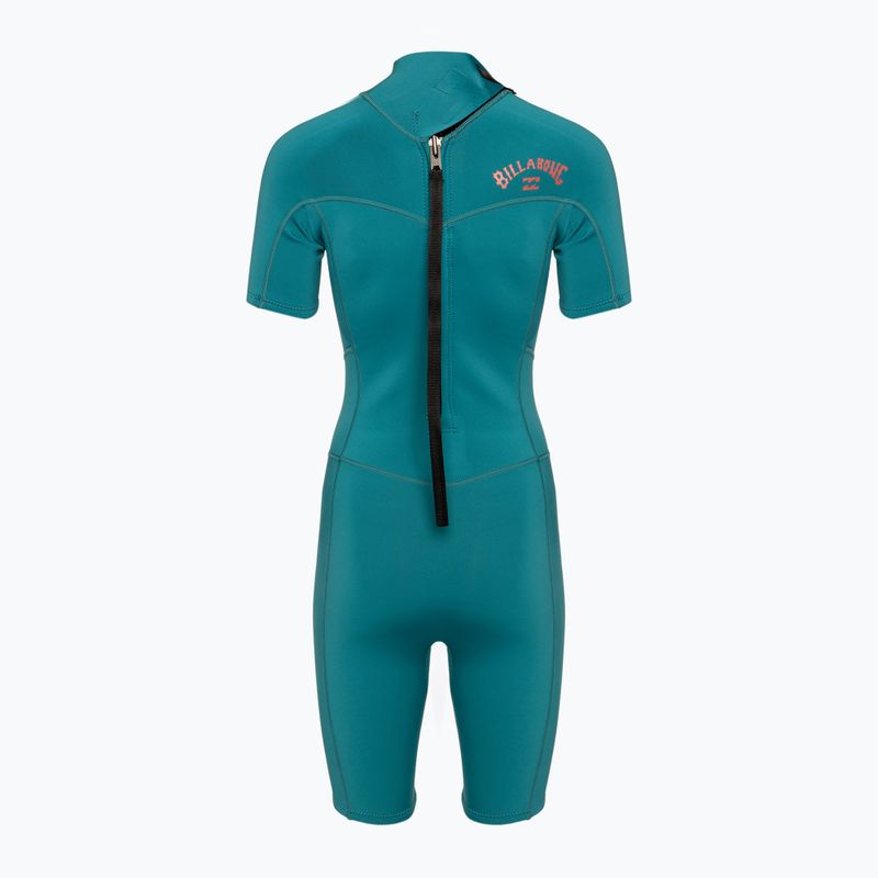 Pianka do pływania damska Billabong 2/2 mm Foil Spring marine 2