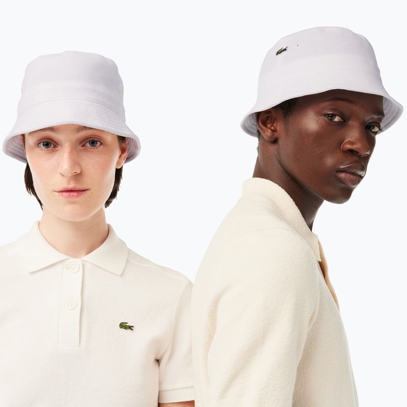 Kapelusz Lacoste RK2056 white 5
