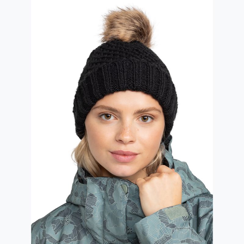 Czapka zimowa damska ROXY Blizzard true black 3