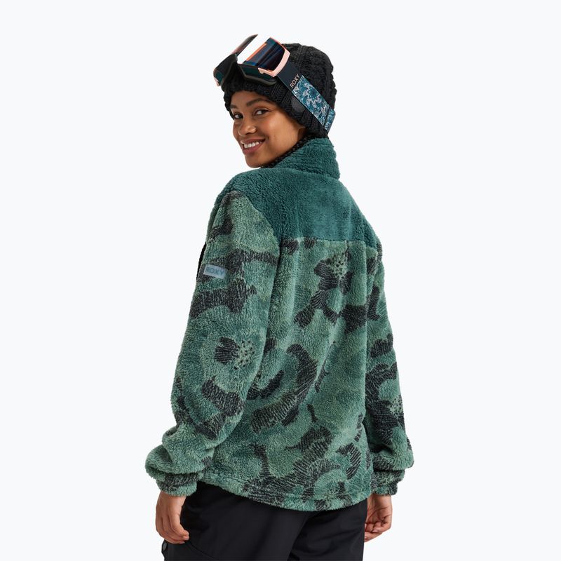 Bluza damska ROXY Alabama Full Zip Printed lily pad sketch book 3