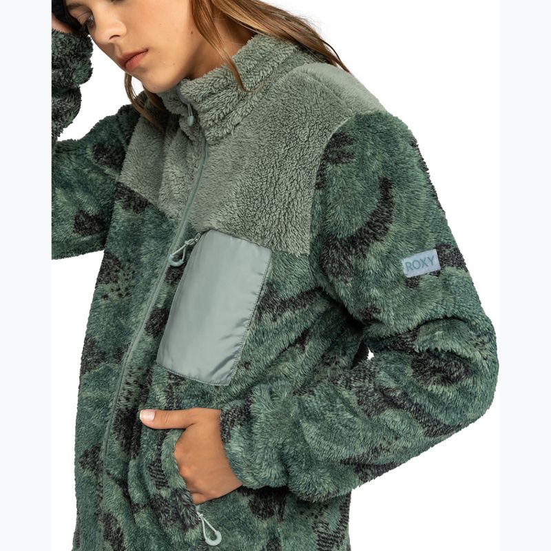 Bluza damska ROXY Alabama Full Zip Printed lily pad sketch book 5