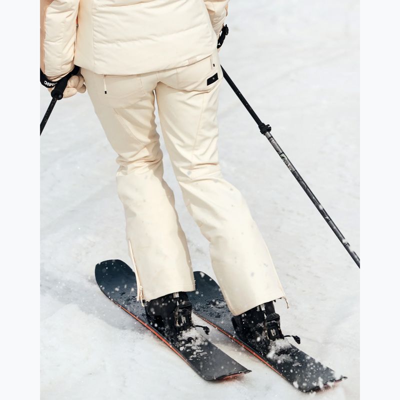 Spodnie snowboardowe damskie ROXY Rising High buttercream 14