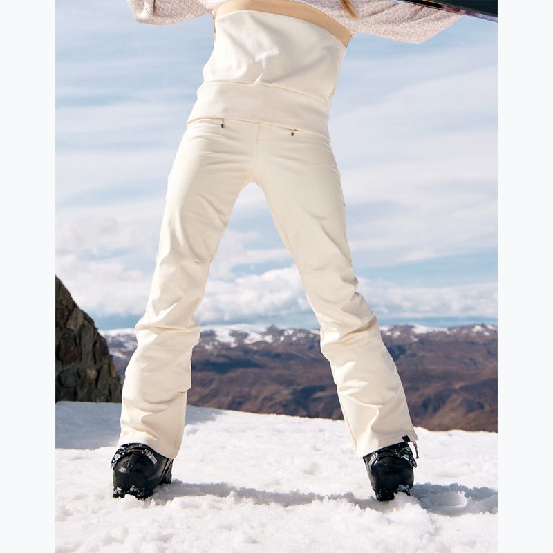 Spodnie snowboardowe damskie ROXY Rising High buttercream 15