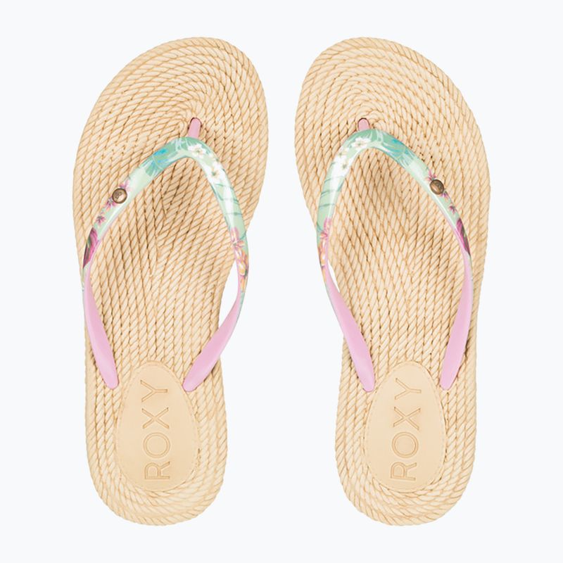 Japonki damskie ROXY South Beach III green/pink 9