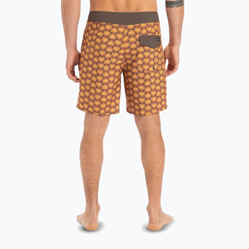 Szorty kąpielowe męskie Quiksilver Surfsilk Straight Leg 18" florever bran 3