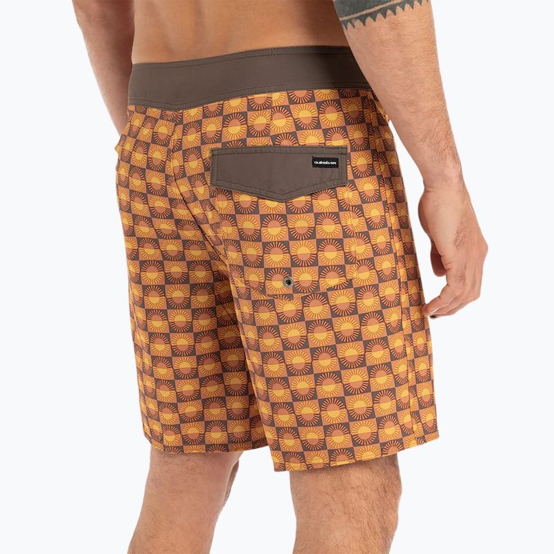 Szorty kąpielowe męskie Quiksilver Surfsilk Straight Leg 18" florever bran 6