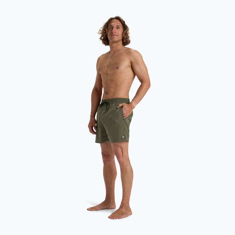 Szorty kąpielowe męskie Billabong All Day Layback military 2