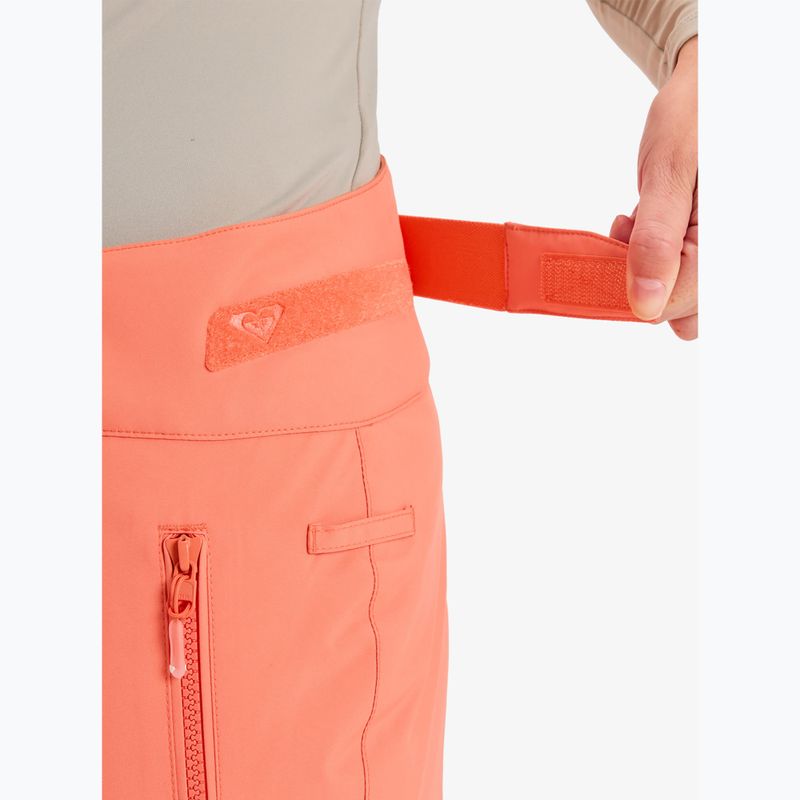 Spodnie snowboardowe damskie ROXY Alpine Ridge coral chic 7
