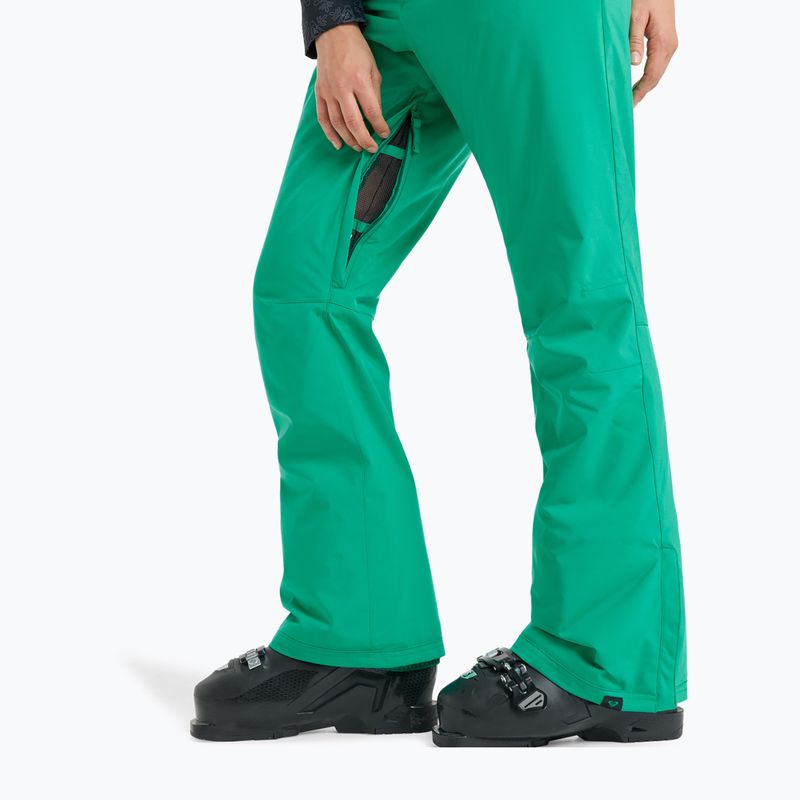 Spodnie snowboardowe damskie ROXY Backyard vivid green 6