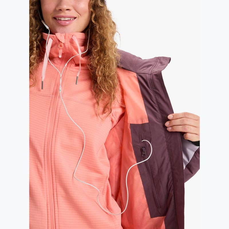 Kurtka snowboardowa damska ROXY Snowdrift huckleberry 13