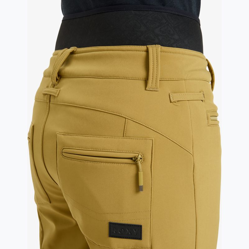 Spodnie snowboardowe damskie ROXY Rising High fennel seed 5