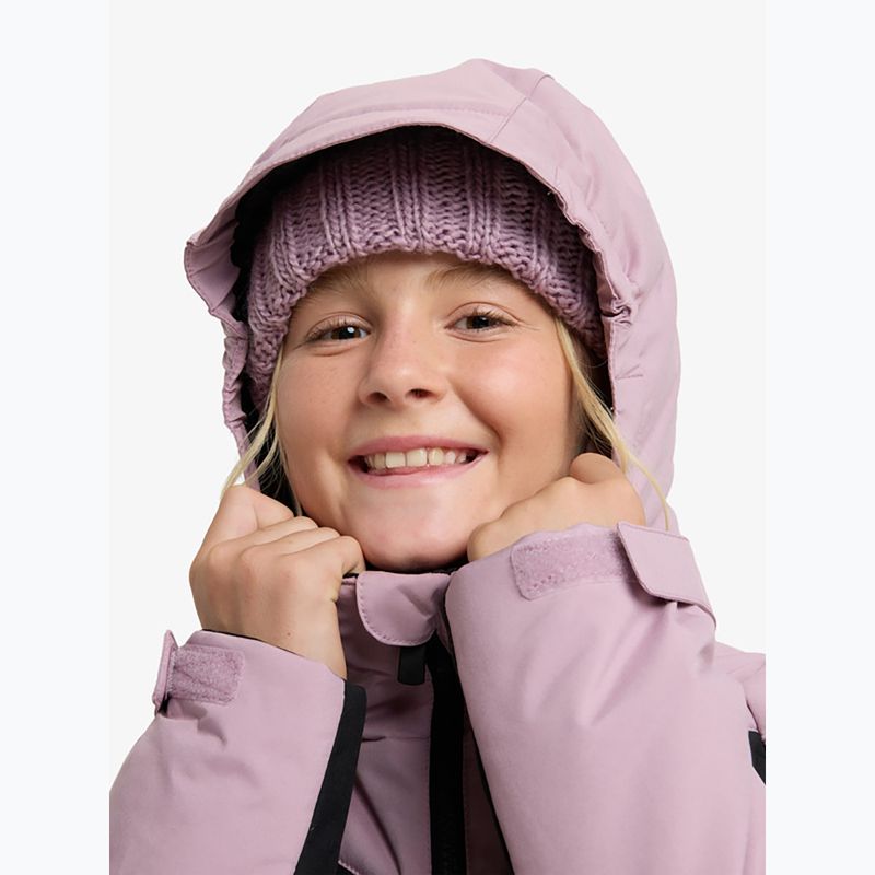 Kurtka snowboardowa dziecięca ROXY Snowsylva true black 9