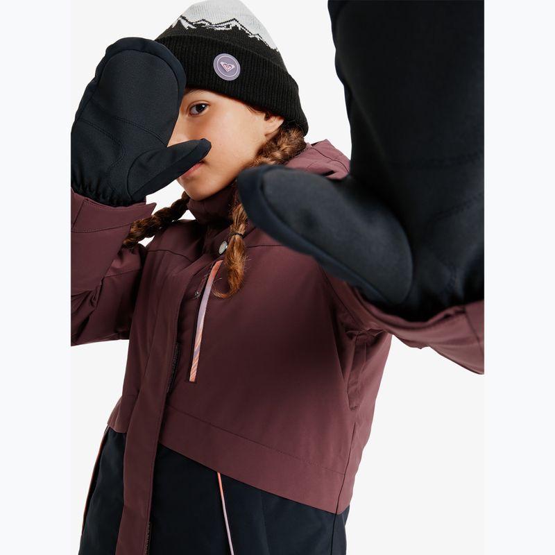 Rękawice snowboardowe dziecięce Roxy Jetty Solid Mitt true black 6