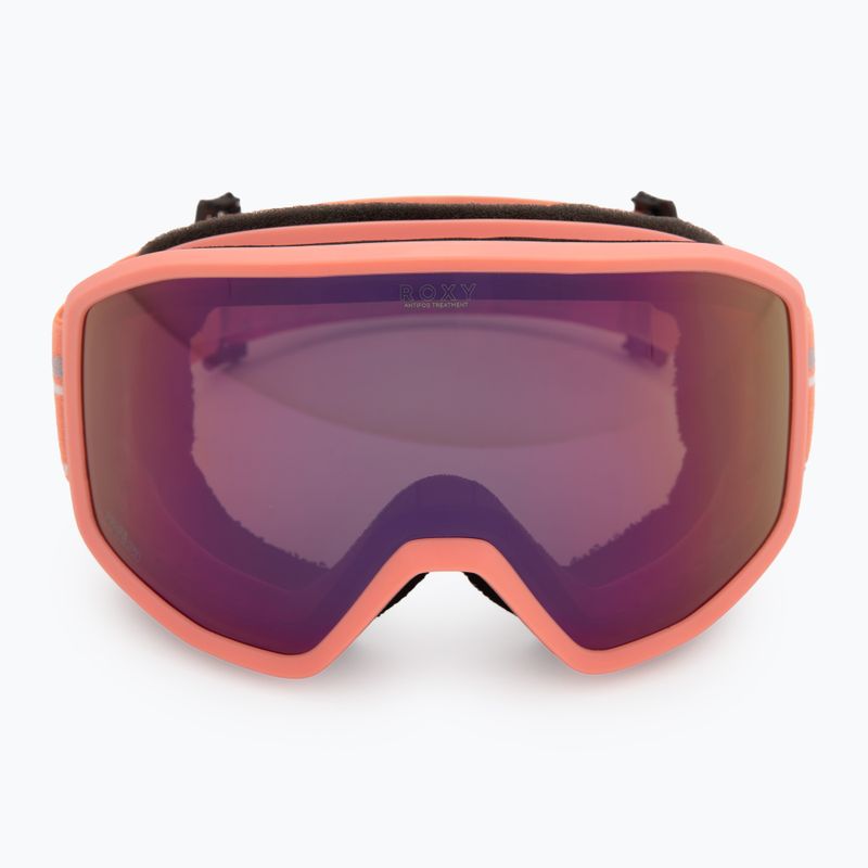 Gogle snowboardowe damskie ROXY Izzy coral chic/clux ml l purple 2