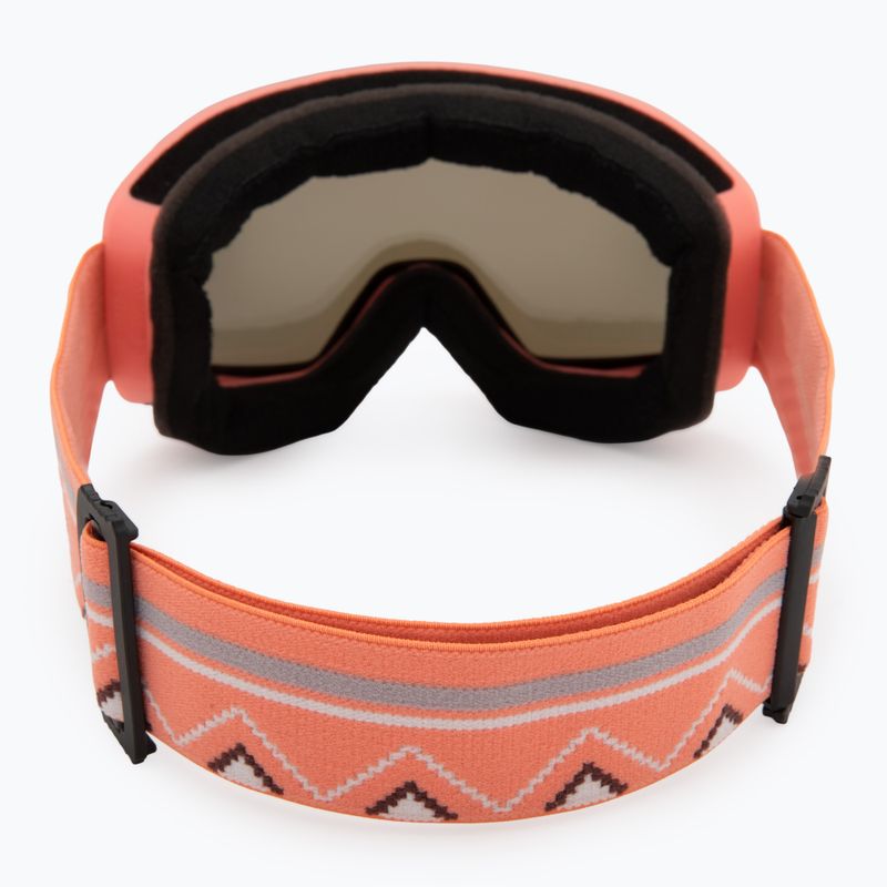 Gogle snowboardowe damskie ROXY Izzy coral chic/clux ml l purple 3