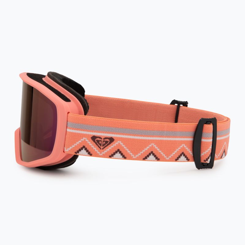Gogle snowboardowe damskie ROXY Izzy coral chic/clux ml l purple 4