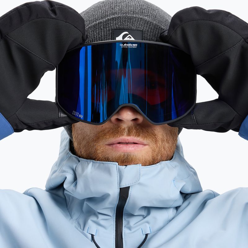 Gogle snowboardowe Quiksilver Storm black/black clux ml blue 9