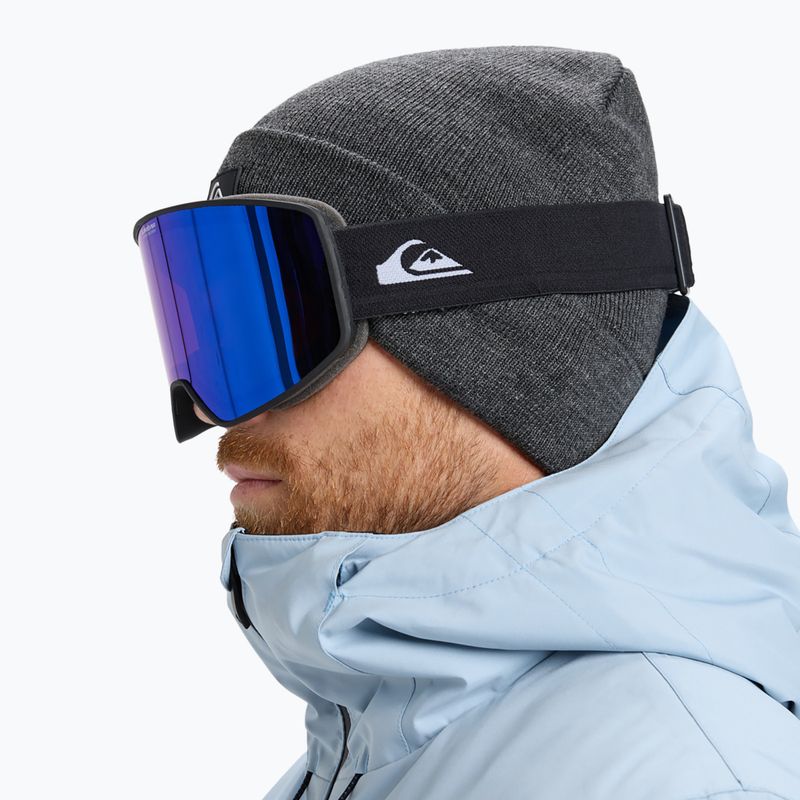 Gogle snowboardowe Quiksilver Storm black/black clux ml blue 11
