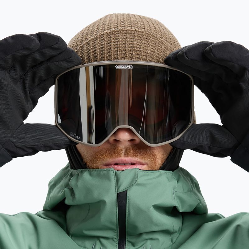 Gogle snowboardowe Quiksilver Storm fallen rock/clux ml silver 9