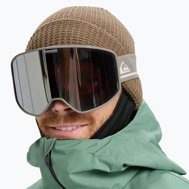 Gogle snowboardowe Quiksilver Storm fallen rock/clux ml silver 10