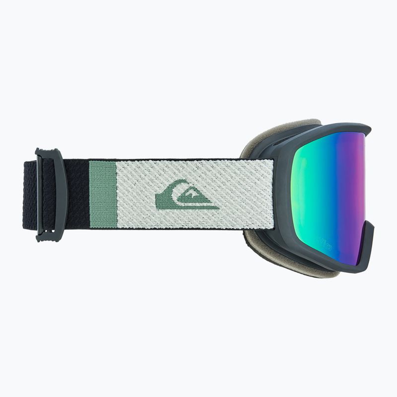 Gogle snowboardowe męskie Quiksilver Harper black/clux ml green 7