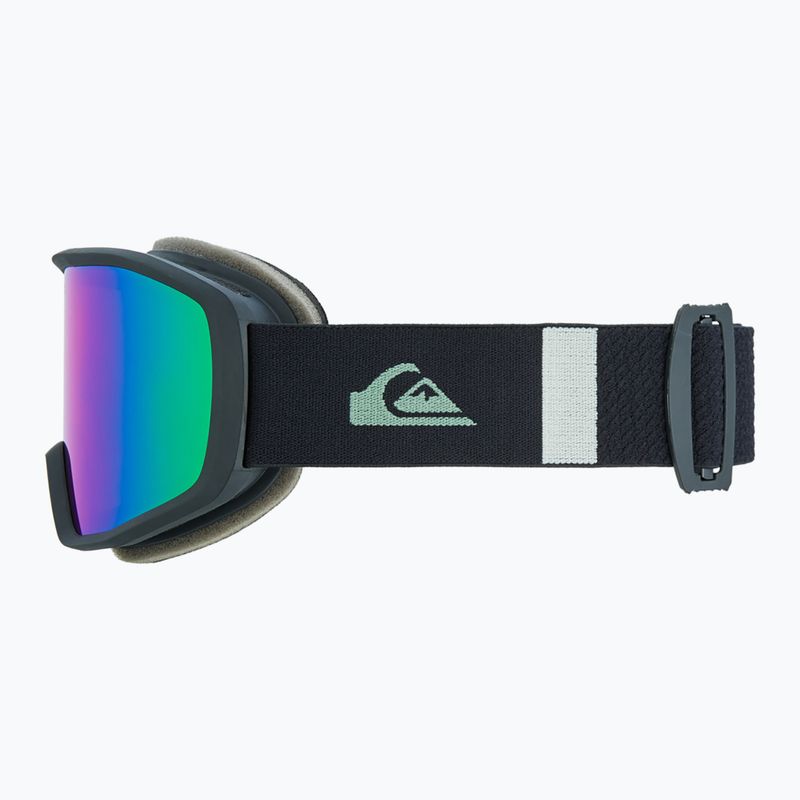 Gogle snowboardowe męskie Quiksilver Harper black/clux ml green 8