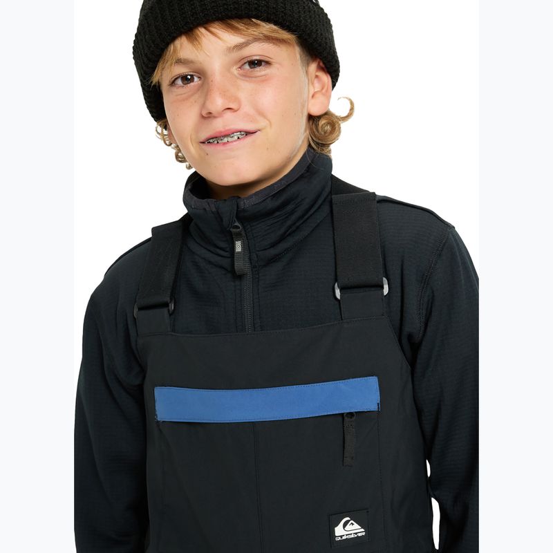 Spodnie snowboardowe dziecięce Quiksilver Mash Up Bib true black 5
