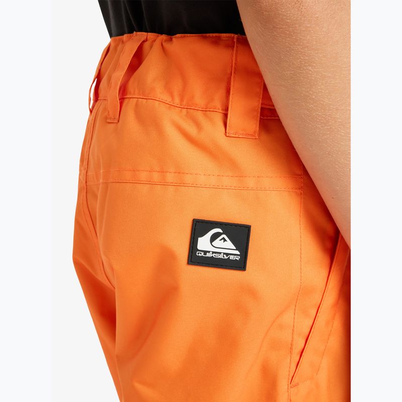 Spodnie snowboardowe dziecięce Quiksilver Estate orange peel 7