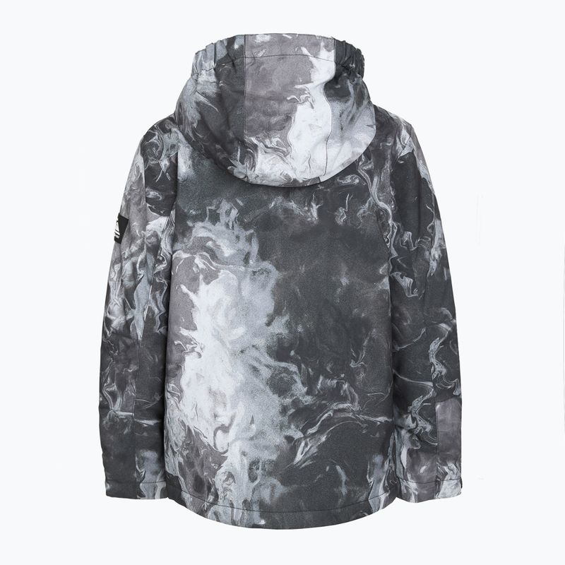 Kurtka snowboardowa dzięcięca Quiksilver Mission Printed thermostamp grayscale 10