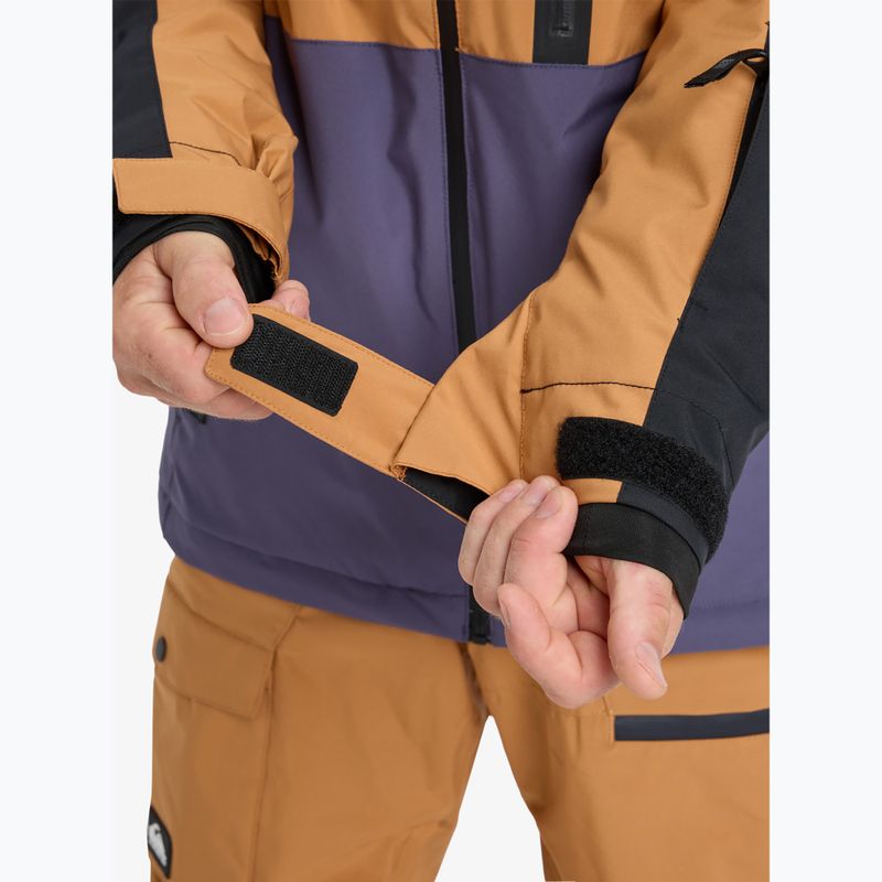 Kurtka snowboardowa męska Quiksilver Sycamore Block 20K almond 6