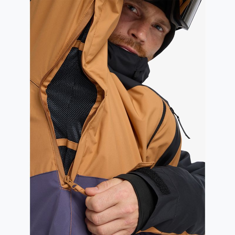 Kurtka snowboardowa męska Quiksilver Sycamore Block 20K almond 9