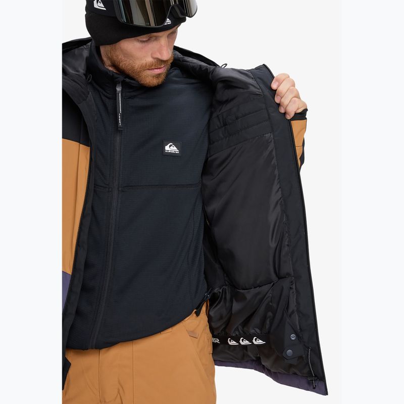 Kurtka snowboardowa męska Quiksilver Sycamore Block 20K almond 13
