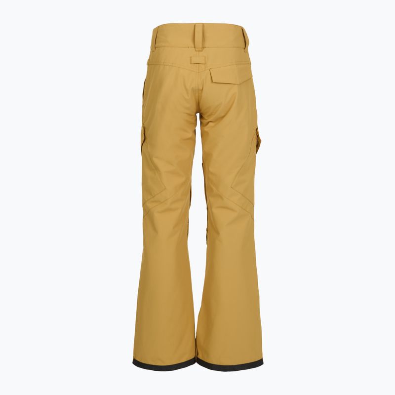 Spodnie snowboardowe damskie DC Nonchalant mustard gold 7