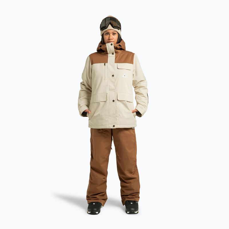 Kurtka snowboardowa damska DC Liberate oatmeal 2