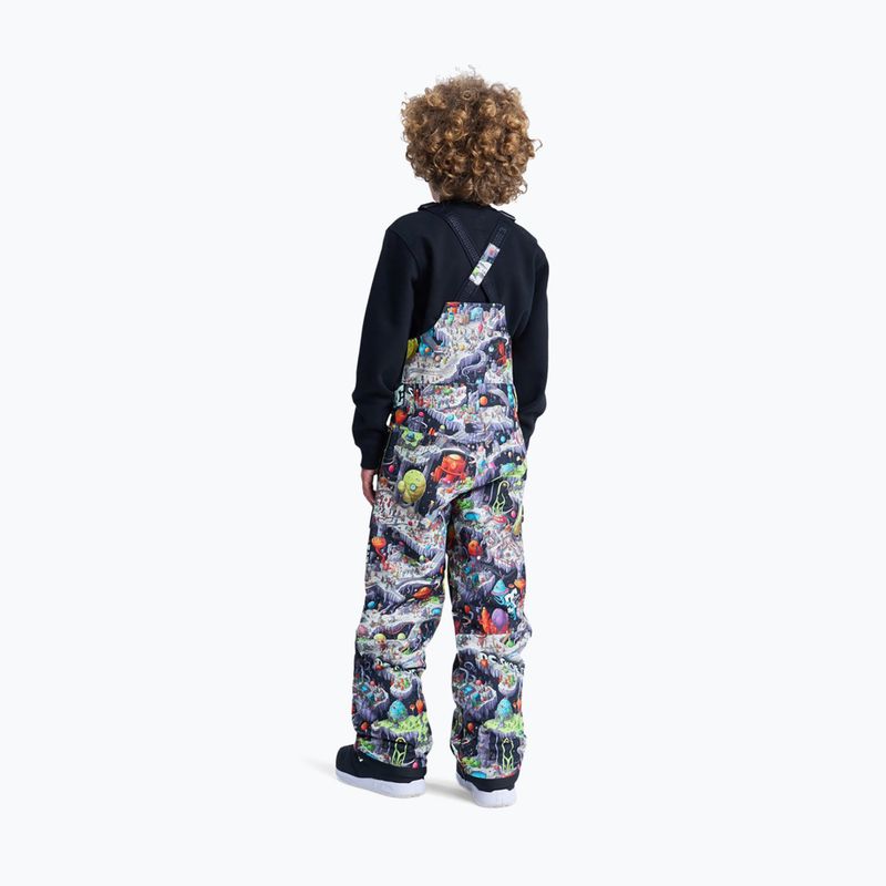 Spodnie snowboardowe dziecięce DC Roadblock Youth Bib outer world black 2