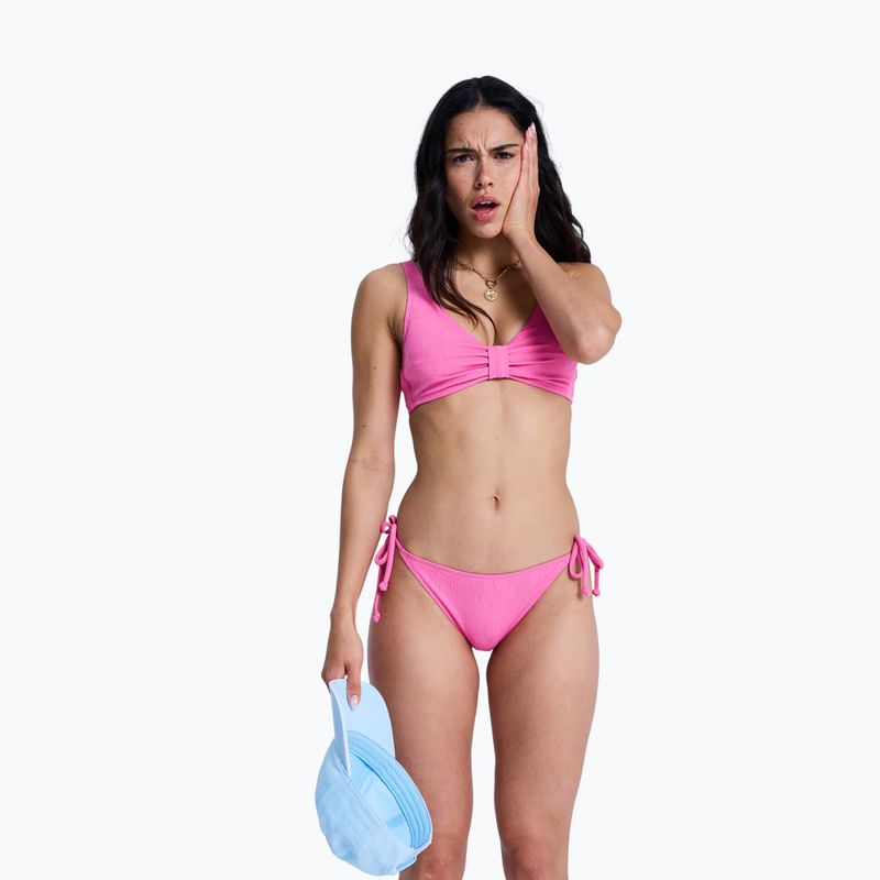 Dół od stroju kąpielowego ROXY Paradise Tie Side Moderate sangria sunset 2