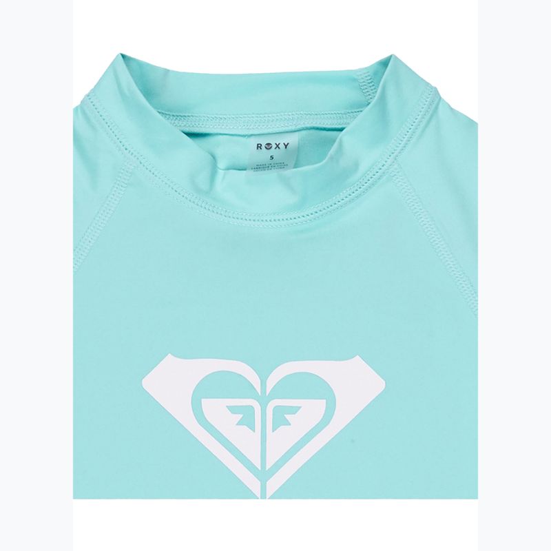 Koszulka do pływania dziecięca ROXY Whole Hearted aqua splash 3