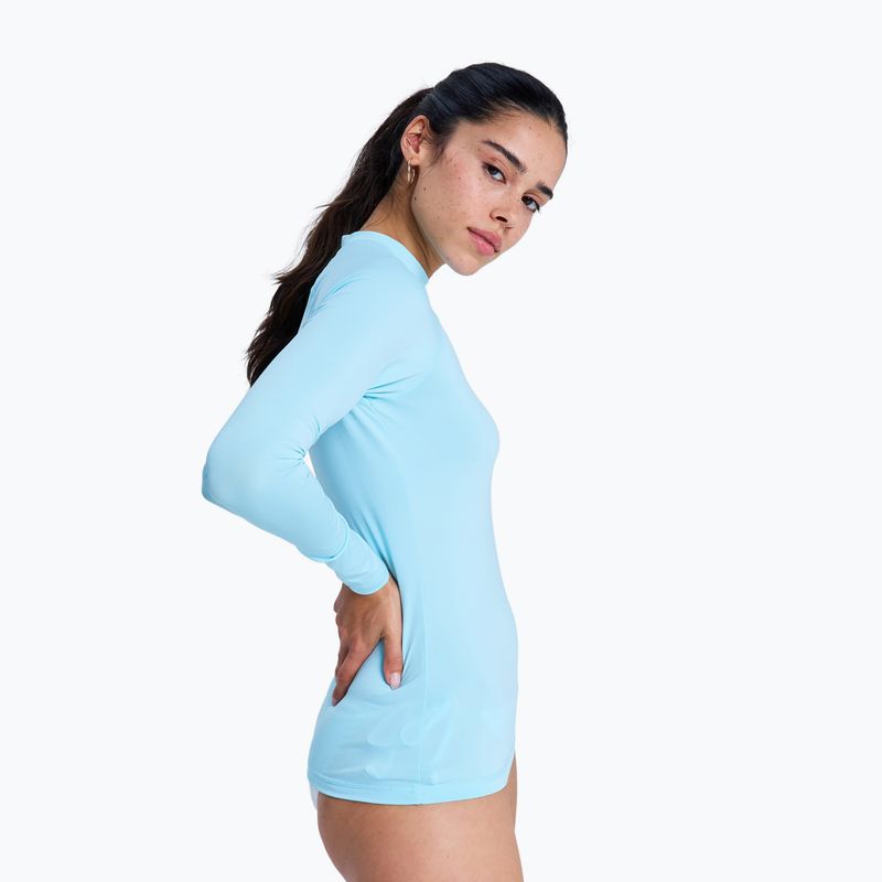 Longsleeve do pływania damski ROXY Whole Hearted tanager turquoise 5