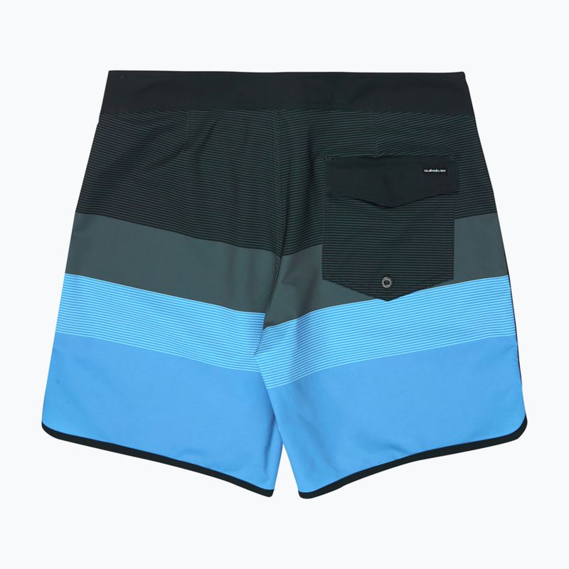 Szorty kąpielowe męskie Quiksilver Surfsilk Scallop 18" black tijuana 8